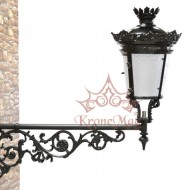 Kerti Díszes Öntöttvas Falikar, Lámpa ME501 PALASIO