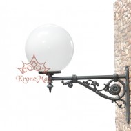 Kerti Díszes Öntöttvas Falikar, Lámpa ME550 GLOB400