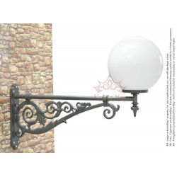 Kültéri Öntöttvas Falikar, Lámpa ME502 GLOB400