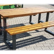 Kültéri Pad-Asztal Garnitúra TUSNAD