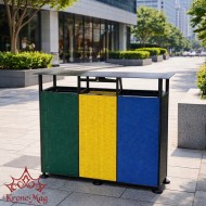 Kültéri, Parki Szelektív Hulladékgyűjtő URBAN REC 27.CS