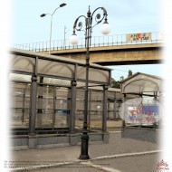 Közvilágítási Öntöttvas Kandeláber M2H2-L2