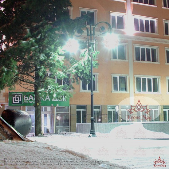 Közvilágítási Öntöttvas Kandeláber T28-L2