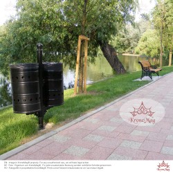 Kültéri, Parki Hulladékgyűjtő URBAN 2 Kültéri, Parki Hulladékgyűjtő URBAN 2