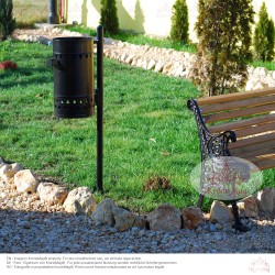 Kültéri, Parki Hulladékgyűjtő URBAN 8.S Kültéri, Parki Hulladékgyűjtő URBAN 8.S