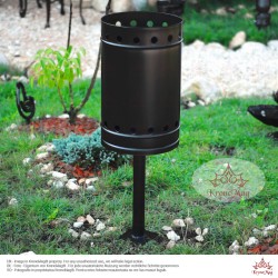 Kültéri, Parki Hulladékgyűjtő UT5