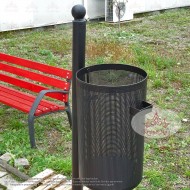 Kültéri Parki Hulladékgyűjtő Kuka URBAN 1.P.S