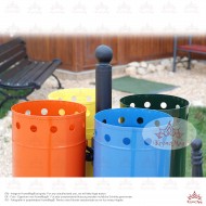 Kültéri Szelektív Hulladékgyűjtő - URBAN REC.4