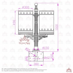 Kültéri, Parki Hulladékgyűjtő K11