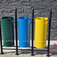 Kültéri, Parki Szelektív Hulladékgyűjtő URBAN REC.3.LP