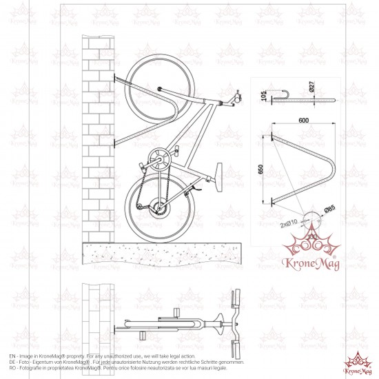 Kültéri Kerékpártároló P5