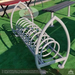 Kültéri Kerékpártároló PARK-10.SP