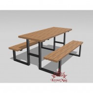 Utcabútor Pad-Asztal Garnitúra, Készlet Gyerekeknek TUSNAD KIDS