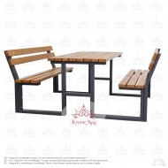 Utcabútor Pad-Asztal Garnitúra, Készlet TUSNAD 2