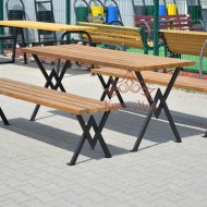 Pad-Asztal Garnitúra, Készlet MALOTT