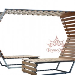 Dupla nyugágy tetővel DSAL-1