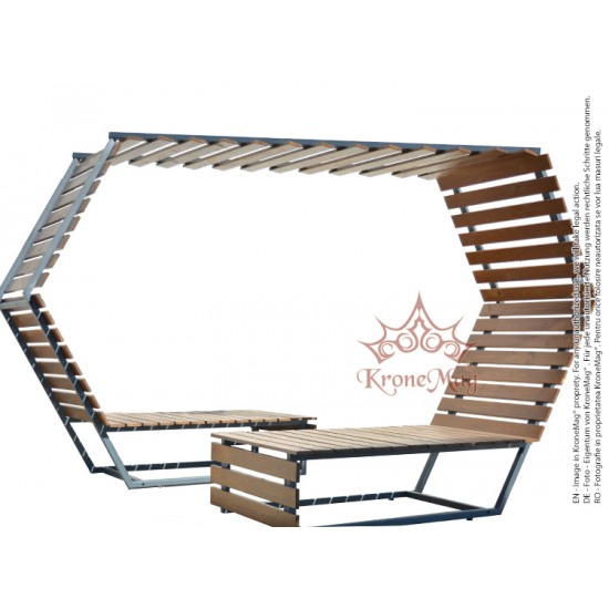 Dupla nyugágy tetővel DSAL-1