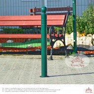 Forgalomterelő, Csőpoller, Térelzáró DEL 5.F