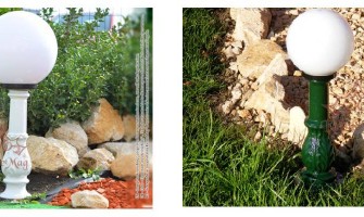 Díszvilágítás kerti állólámpákkal