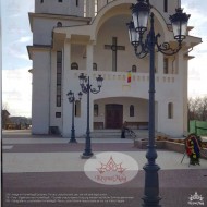 Köztéri Parki Öntöttvas Kandeláber C1-C3