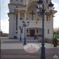 Köztéri Parki Öntöttvas Kandeláber C1-C3