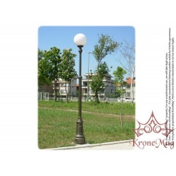 Köztéri Fém - Öntöttvas Lámpaoszlop Kandeláber M6