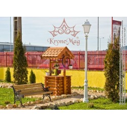 Kerti, Teraszi Fém-Öntöttvas Kandeláber VILLA-1