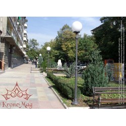 Kerti, Teraszi Fém-Öntöttvas Kandeláber M1302