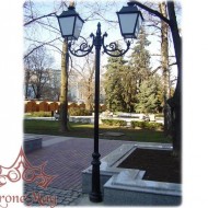 Kerti, Teraszi Fém-Öntöttvas Kandeláber VILLA-C2