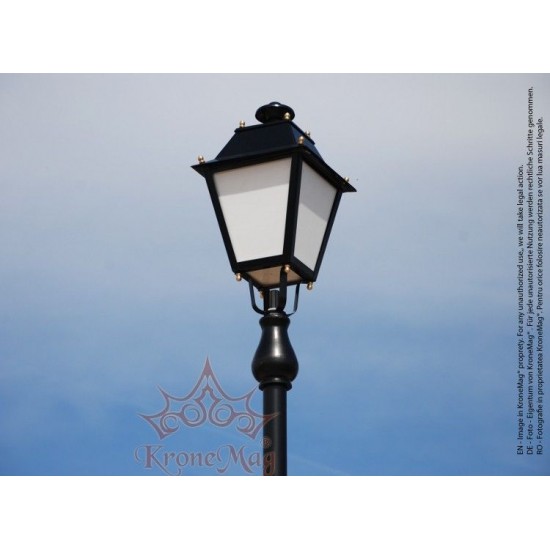 Köztéri Parki Fém - Öntöttvas Lámpaoszlop Kandeláber 2PP