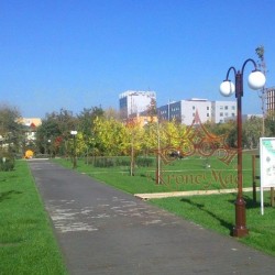 Köztéri Parki Fém - Öntöttvas Lámpaoszlop Kandeláber UNIO-2C-T1