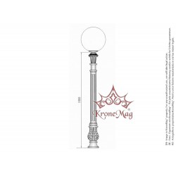 Kerti Öntöttvas Állólámpa SI 927 GLOB300