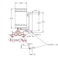 Kültéri, Parki Szemétgyűjtő, Kuka URBAN 14 