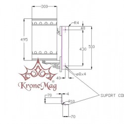 Kültéri, Parki Szemétgyűjtő, Kuka URBAN 14 Kültéri, Parki Szemétgyűjtő, Kuka URBAN 14