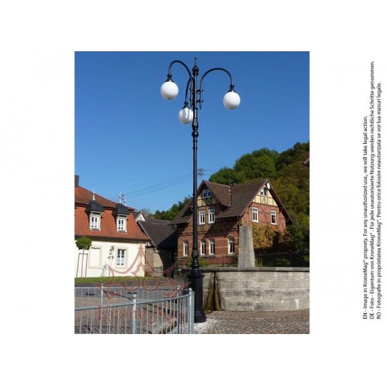 Közvilágítási Öntöttvas Kandeláber D2-H3